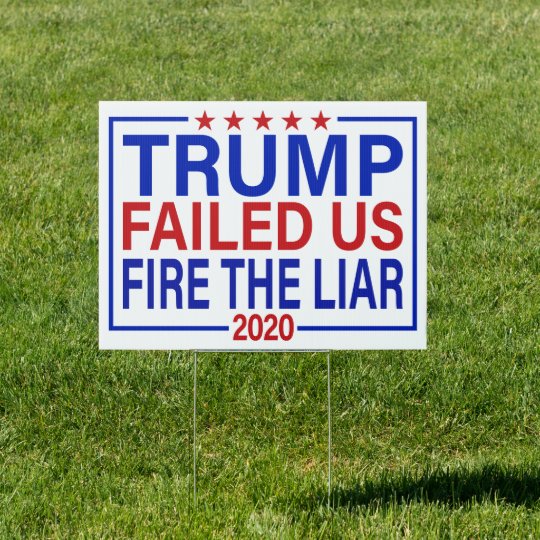 FIRE THE LIAR SIGN | Zazzle.com