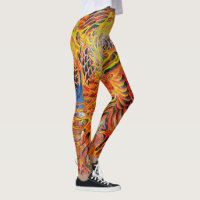 Fire Tiger Koi Leggings