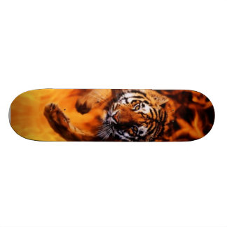 Fire & Tiger Skateboard