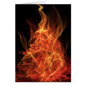 Fire Triangle Greeting Cards