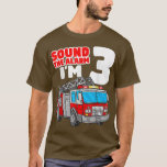 Fire Truck 3 Year Old Firefighter 3rd Birthday Boy T-Shirt<br><div class="desc">Fire Truck 3 Year Old Firefighter 3rd Birthday Boy Toddler  .</div>