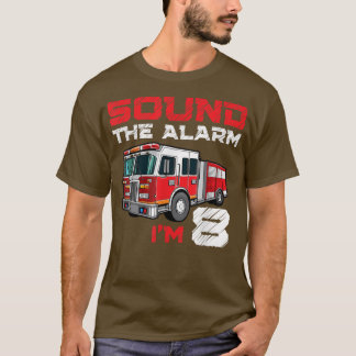 Fire Truck 8th Birthday Boy Future Firefighter 8 Y T-Shirt