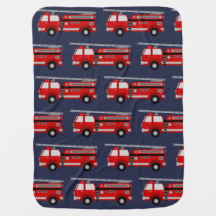 Fire Truck Baby Blanket