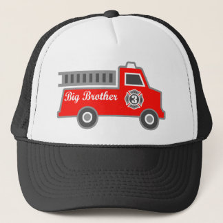 Fire Truck Big Brother Trucker Hat