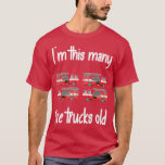 Fire Truck Birthday 4 Years Old 4th Birthday Firef T-Shirt<br><div class="desc">Fire Truck Birthday 4 Years Old 4th Birthday Firefighter  .</div>