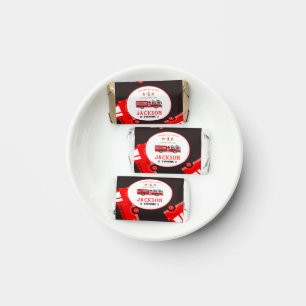 Fire truck Birthday Hershey's Miniatures