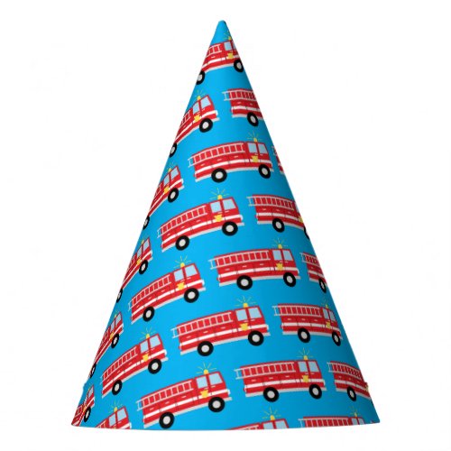 Fire Truck Birthday Party Party Hat