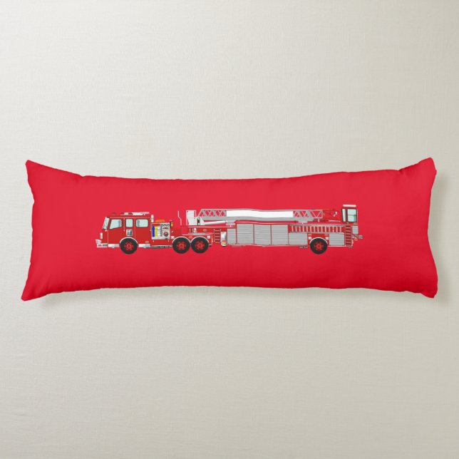 Fire truck body pillow.... pillow (Front)