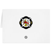 Fire Truck - Card (Back Horizontal)