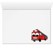 Fire Truck - Card (Inside Horizontal (Bottom))