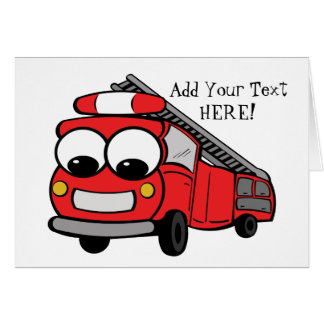 Fire Truck - Card