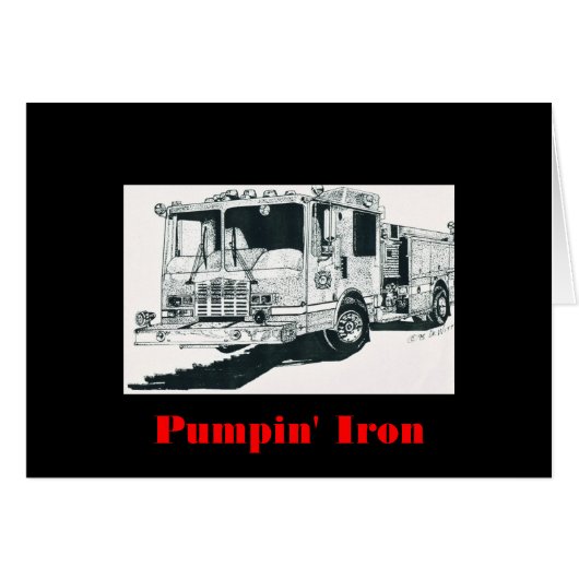 Fire truck cards (Front Horizontal)