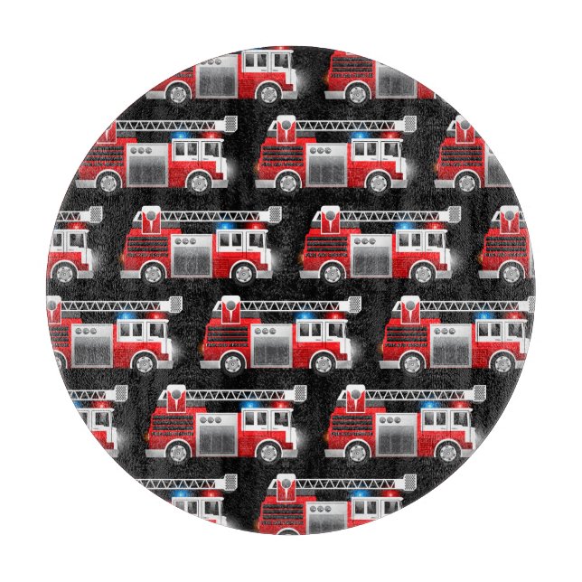 Fire truck cutting board (Front)