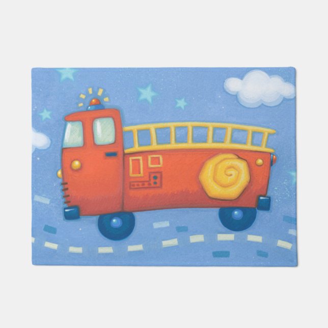 Fire Truck Doormat (Front)