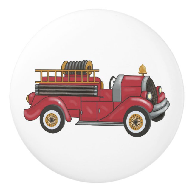 Fire truck drawer pull (Front)