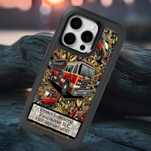 Fire Truck Dreamscape iPhone 15 Pro Case