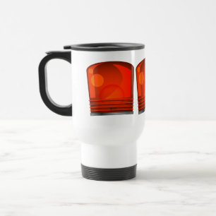 Fire Truck Flashing Light Travel Mug
