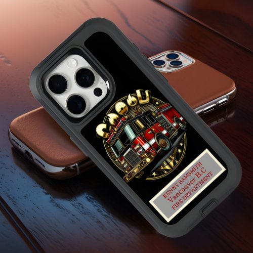 Fire Truck Hero iPhone 15 Pro Case