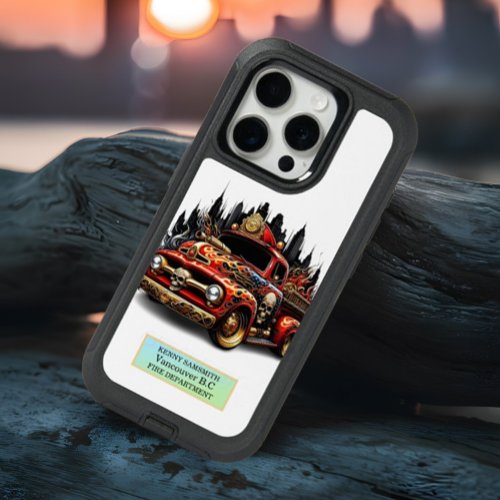 Fire Truck Hero iPhone 15 Pro Case