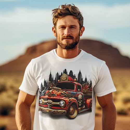 Fire Truck Hero T_Shirt