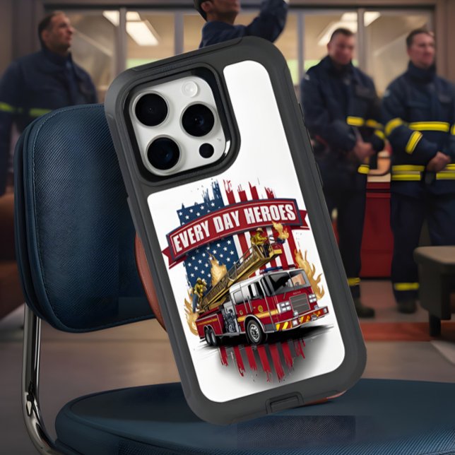 Fire Truck Heroes iPhone 15 Pro Case (Creator Uploaded)