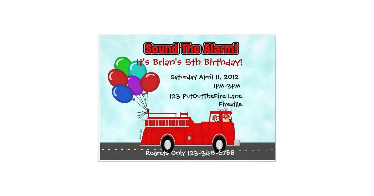 fire-truck-invitation-zazzle