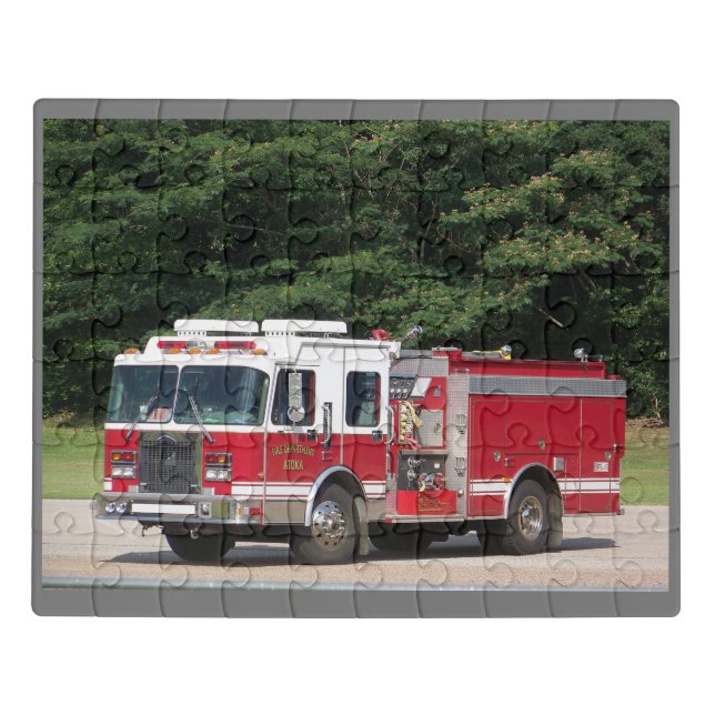 Fire Truck Jigsaw Puzzle (Puzzle Horizontal)