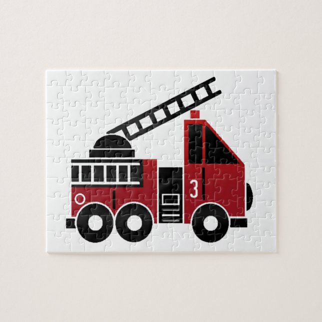 Fire truck jigsaw pzzle jigsaw puzzle (Horizontal)