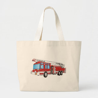 Fire Truck Large Tote Bag