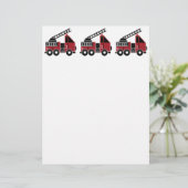 Fire truck letterhead (Standing Front)