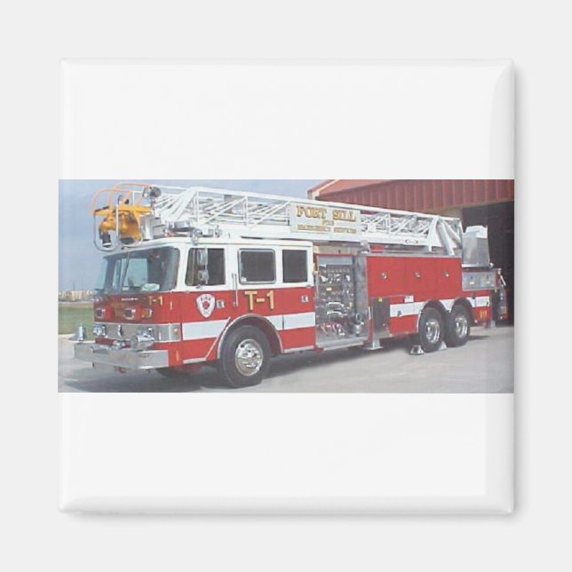 fire truck magnet (Front)