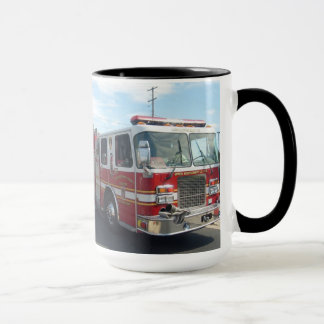fire truck mug