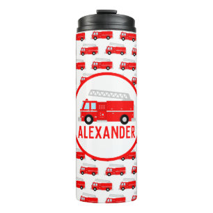 Fire Truck Name Thermal Tumbler