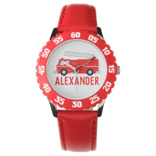 Fire Truck Name Watch