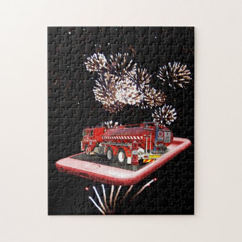 Fire Truck On Call Jigsaw Puzzle