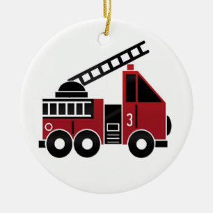Fire truck ornament