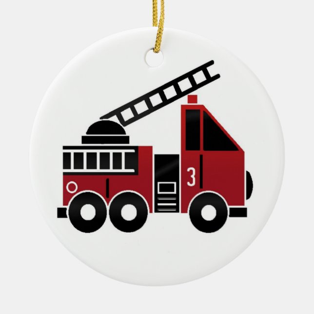 Fire truck ornament (Front)