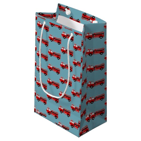 Fire truck Party Birthday gift bags