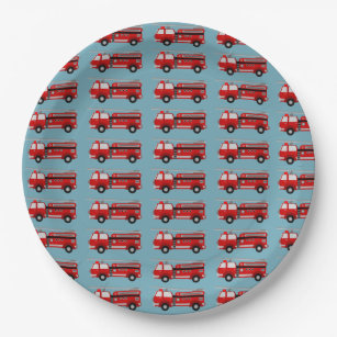 Fire Engine Birthday Party Supplies | Zazzle