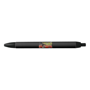 Fire Truck Pine Tree Firefighter Christmas Family Pen