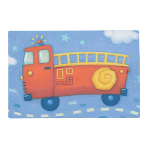 Fire Truck Placemat