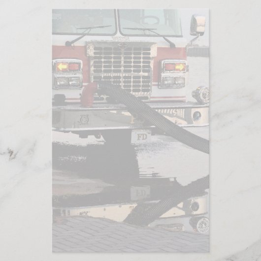 Fire Truck Pumper Hose Fade Fire Fighter (Front)