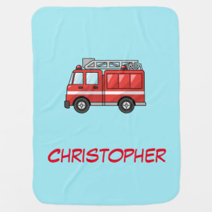Fire Truck Stroller Blanket