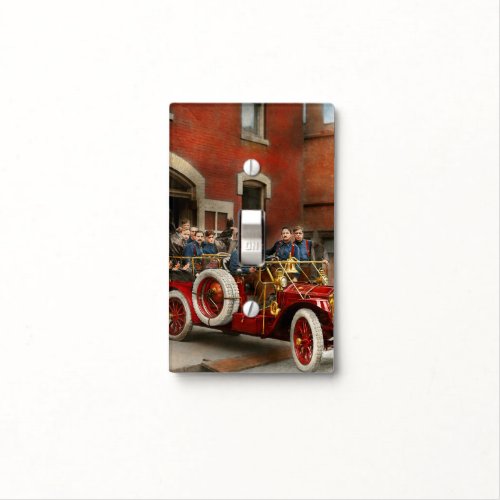 Fire Truck _ The flying squadron 1911 Light Switch Cover