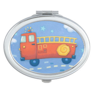 Fire Truck Vanity Mirror