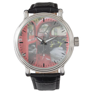 Fire Truck With Fireman's Uniform Watch