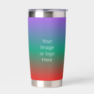 Fire Under The Sea Traveler Gradient Personalize Insulated Tumbler