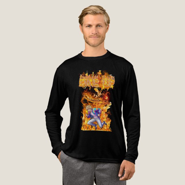 Fire Up Tri-Blend Shirt (Full Front)