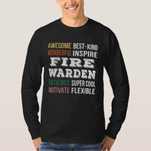 Fire Warden Appreciation T-Shirt