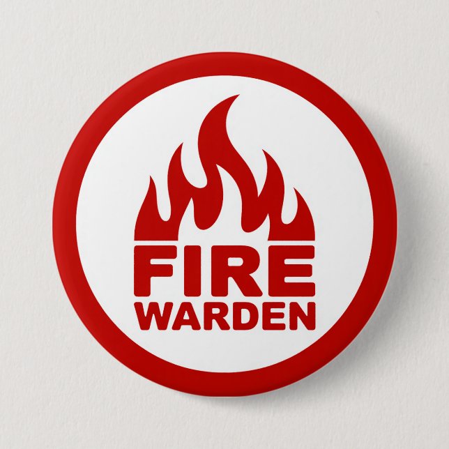 Fire Warden Button (Front)